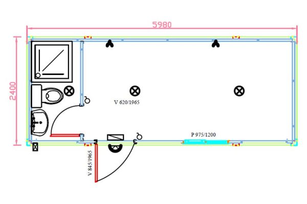 Sanitarni kontejner SK602403